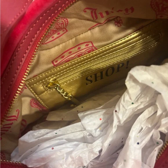 Juicy Couture Fuchsia Shoulder Bag, NWT - Picture 5 of 5